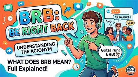 Are You Using Brb Wrong? the Hidden Etiquette Rules Shaking up Modern Chats