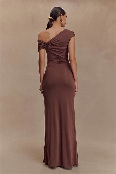 Ashford Asymmetrical Slinky Maxi Dress Try-on: Unfiltered Photos, Fit, and Drape