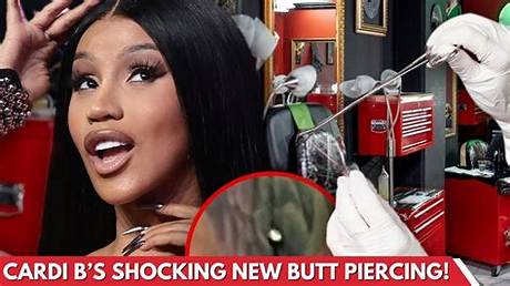 Cardi B’s $15K Butt Crack Piercing Exposed: the Audacious Dermal Shocking the Internet
