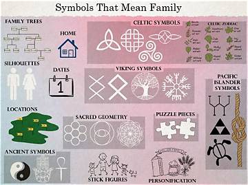 Family Symbols: Unveiling Meaningful Representations of Kinship