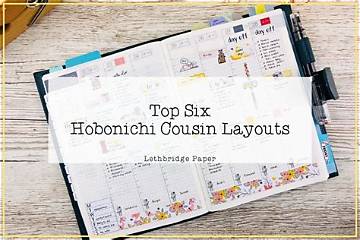 Hobonichi Cousin Layout Breakdown: How the Vertical Weekly and 1-Page-per-Day Grids Function