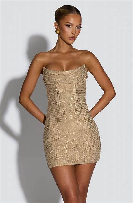 How to Wear a Gold Mini Dress: Celebrity Styling Rules and Shopping Guide