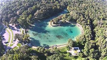 Inside Lithia Springs Park: Aerial Views and Natural Spring Conditions Revealed