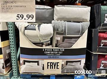 Is the Frye Costco Comforter Worth the Rush? Quality, Durability, and Real Value