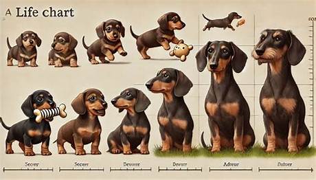 Miniature Dachshund Life Stages Visualized: from Sprightly Pup to Senior Year's