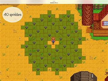 Optimal Stardew Valley Sprinkler Layouts: Visual Tile Blueprints