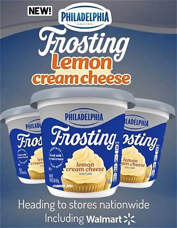 Philadelphia Drops Lemon Cream Cheese Frosting Just in Time for Spring