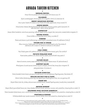 The Arvada Tavern Visitor Guide: Menu, Upstairs Lounge, Hours, and Tips