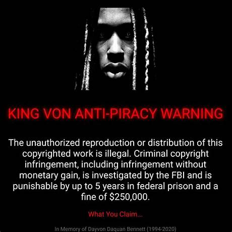 The King Von 'Anti-Piracy Screen' Exposed: the Chilling Internet Hoax Terrifying Rap Fans
