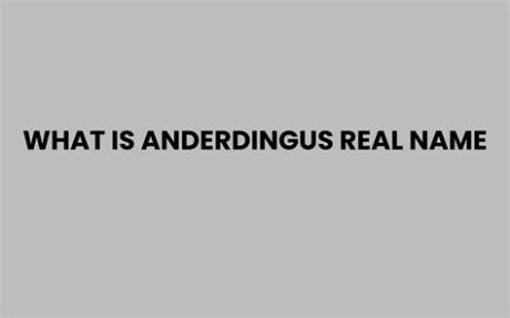 The Truth Behind Anderdingus: Real Name, Origins, and Family Behind the Meme