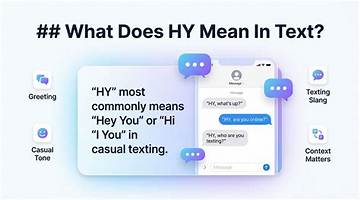 What Does 'Hy' Actually Mean? the Sudden Explosion Behind the Two-Letter Mystery