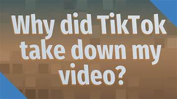 Why Did Tiktok Take Down Your Video? the Real Reason Millions of Clips Vanished Overnight
