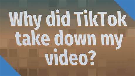 Why Did Tiktok Take Down Your Video? the Real Reason Millions of Clips Vanished Overnight