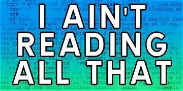 Why 'I Ain't Reading All That' Became the Internet's Most Brutal Reply to Long Rants