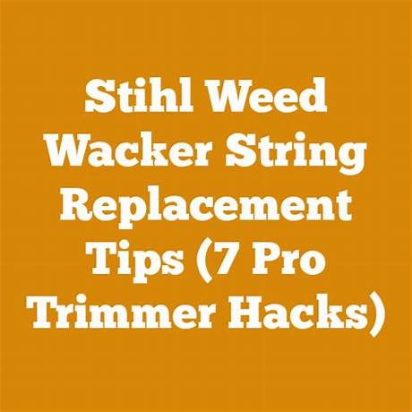 Why Viral Weed Wacker String Hacks Are Ruining Trimmers and What Actually Works
